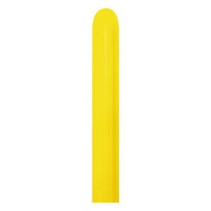 Sempertex 360 Modelling Balloons Fashion Yellow pack of 20