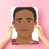 WabbyFun - Face Painting Practice Board | Boris- front view