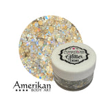 Amerikan Body Art non smear chunky glitter creme- Asteroid 15g