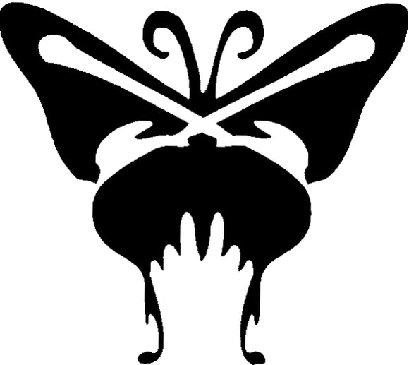 Glitter Tattoo Stencil - Butterfly one