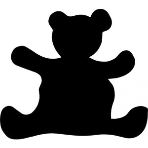 Glitter Tattoo Stencil - Teddy Bear