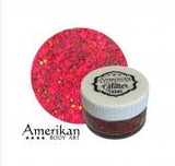 Amerikan Body Art non smear chunky glitter creme- Cosmos 15g