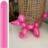 Kalisan 260 twisting balloons Fuchsia pink- Pack of 100