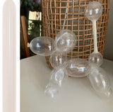 DTX (Sempertex) 260 Modelling Balloons Crystal Clear pack of 50 or 100- great for bubbles and fairy wings