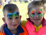 Glitter and Ghouls Face Painting Stencil-Trucks and construction