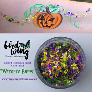 Amy’s collection- Birdwing non smear glitter cream “Witches Brew- Halloween Collection” 15g