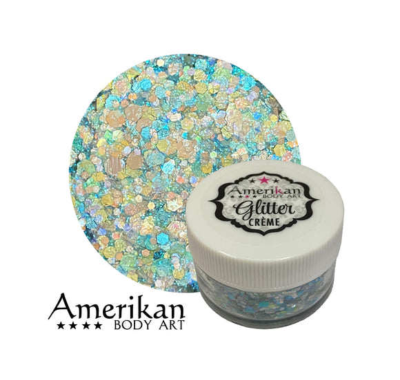 Amerikan Body Art non smear chunky glitter creme- Pisces 15g