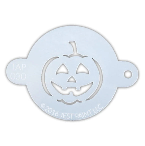 TAP Face Painting Stencils- TAP #030 Jack o lantern- halloween pumpkin