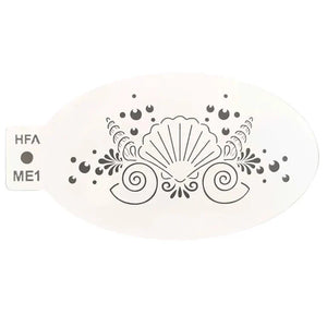 Face Painting Stencil- Mermaid crown