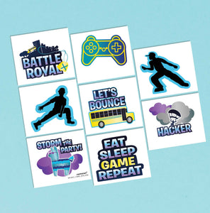 Battle Royale Gamer temporary Tattoo Pack- Apply with water (Copy)