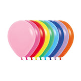 Sempertex 12cm Round Balloons Fashion Assortment pack of 50