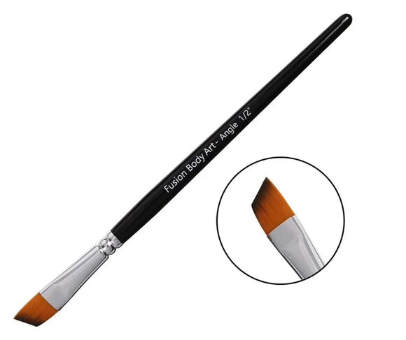 Fusion Body Art | Professional Face Paint Brush- 1/2 angle- NEW!