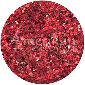 Amerikan Body Art non smear chunky glitter creme- Cosmos 15g