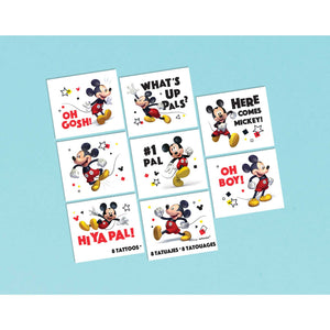 Mickey Mouse temporary Tattoo Pack- Apply with water