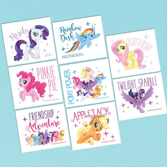 My lil pony Temporary Tattoo Pack- Apply with water