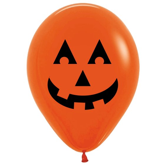 Halloween pumpkin Balloons pack of 6  Perfect for Halloween wands and quick characters (Copy)