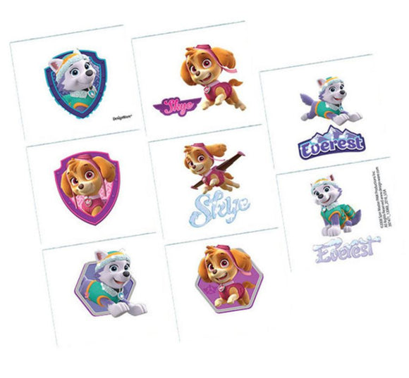 Paw Patrol Temporary Tattoo Pack- Apply with water