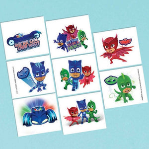 PJ Masks Temporary Tattoo Pack- Apply with water