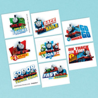 Thomas the tank engine Temporary Tattoo Pack- Apply with water