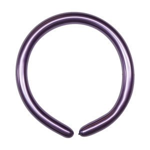 Kalisan 260 twisting balloons Mirror (Chrome) Violet Pack of 50