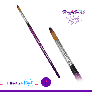 Blazin Face Painting Brush by Marcela Bustamante | Filbert 2XL